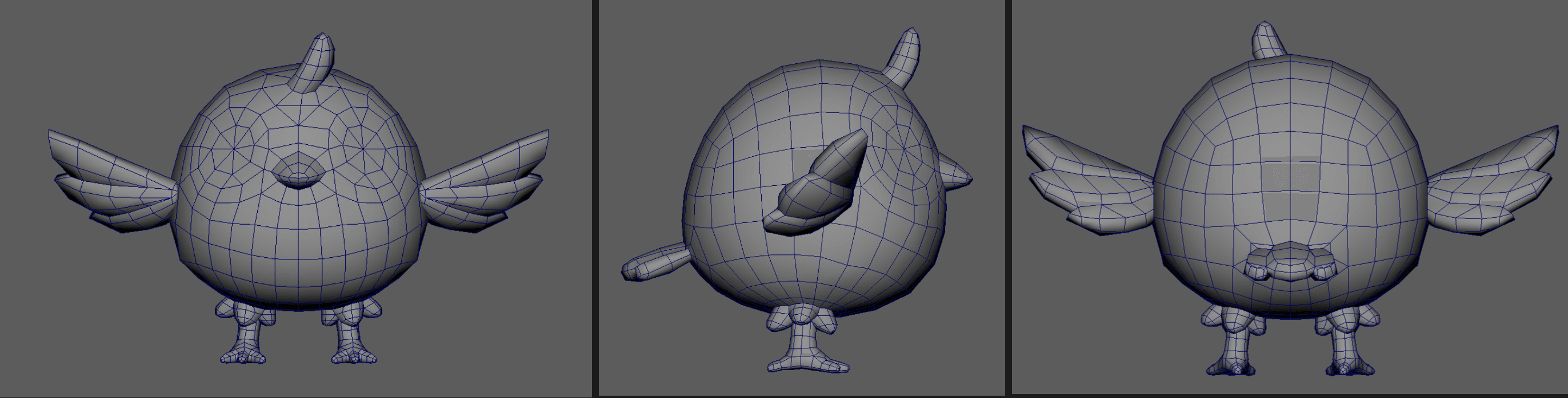 Three-dimensional model of the Quati bird companion