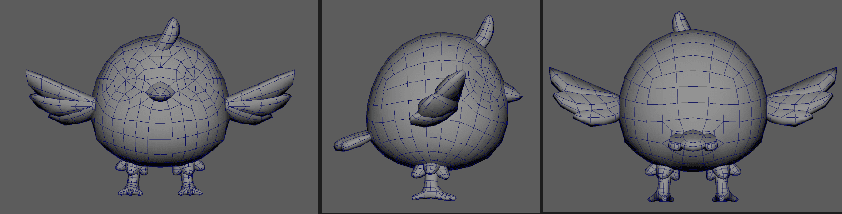 Three-dimensional model of the Quati bird companion